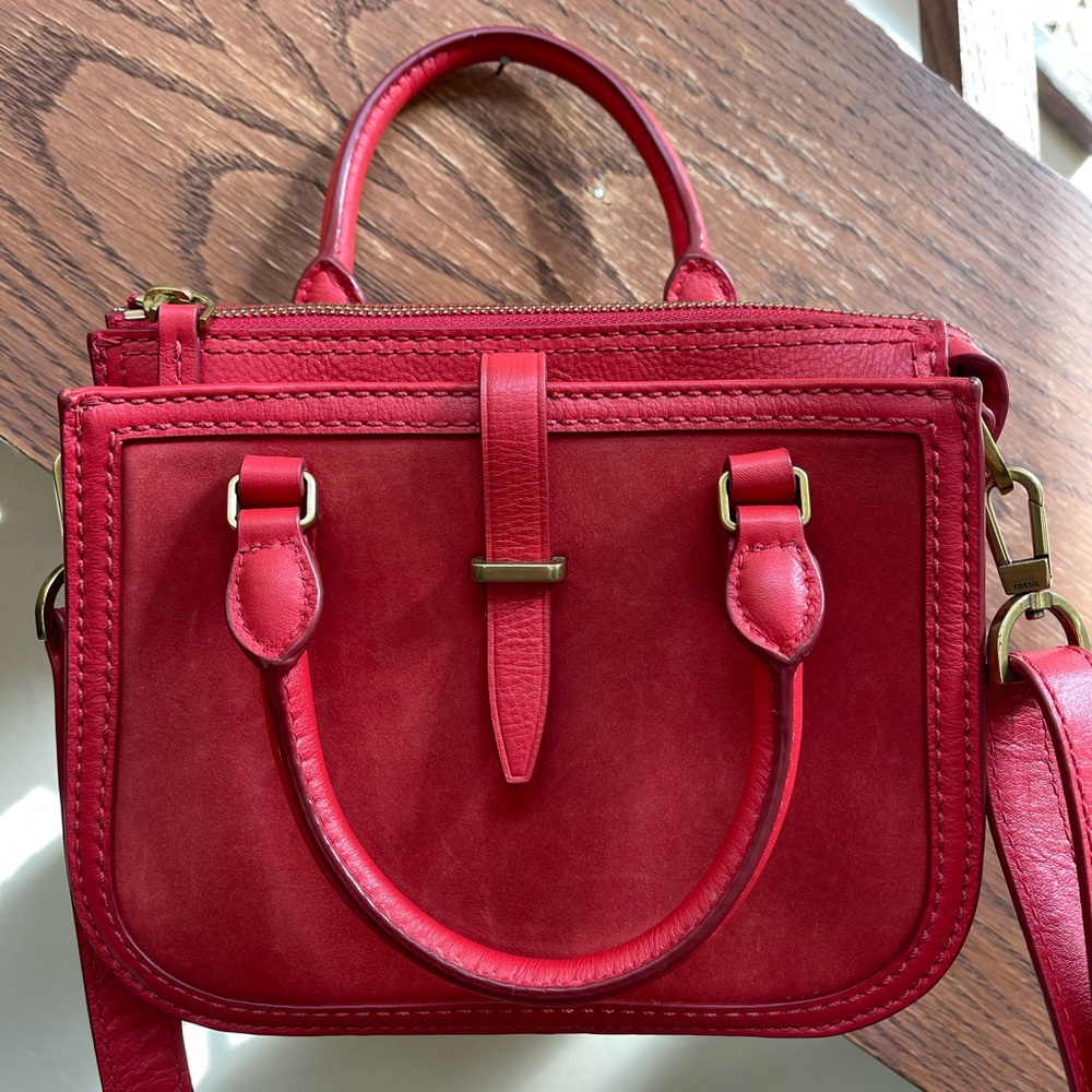 Authentic leather and suede, Fossil purse.